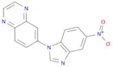 Quinoxaline, 6-(5-nitro-1H-benzimidazol-1-yl)-
