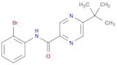 Pyrazinecarboxamide, N-(2-bromophenyl)-5-(1,1-dimethylethyl)-