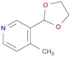 Pyridine, 3-(1,3-dioxolan-2-yl)-4-methyl-