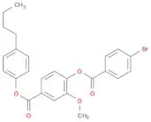 Benzoic acid, 4-[(4-bromobenzoyl)oxy]-3-methoxy-, 4-butylphenyl ester