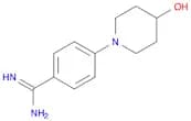 Benzenecarboximidamide,4-(4-hydroxy-1-piperidinyl)-