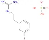 Guanidine, [2-(3-iodophenyl)ethyl]-, sulfate (2:1)