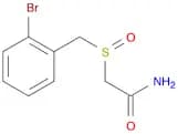 Acetamide, 2-[[(2-bromophenyl)methyl]sulfinyl]-