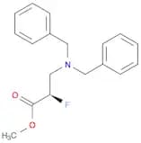 Propanoic acid, 3-[bis(phenylmethyl)amino]-2-fluoro-, methyl ester, (R)-