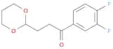 3',4'-Difluoro-3-(1,3-dioxan-2-yl)propiophenone