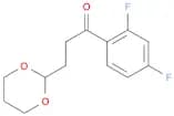 2',4'-Difluoro-3-(1,3-dioxan-2-yl)propiophenone