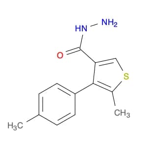 5-Methyl-4-(4-methylphenyl)thiophene-3-carbohydrazide