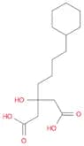 Pentanedioic acid, 3-(4-cyclohexylbutyl)-3-hydroxy-