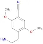 4-(2-aminoethyl)-2,5-dimethoxybenzonitrile