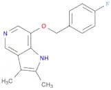 1H-Pyrrolo[3,2-c]pyridine, 7-[(4-fluorophenyl)methoxy]-2,3-dimethyl-