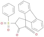 Spiro[cyclopentane-1,9'-[9H]fluorene]-2,3-dione, 4-(phenylsulfonyl)-