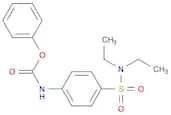 Carbamic acid, [4-[(diethylamino)sulfonyl]phenyl]-, phenyl ester