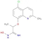 Propanimidamide, 2-[(5-chloro-2-methyl-8-quinolinyl)oxy]-N-hydroxy-