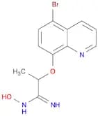 Propanimidamide, 2-[(5-bromo-8-quinolinyl)oxy]-N-hydroxy-