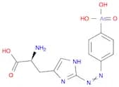 L-Histidine, 2-[(4-arsonophenyl)azo]-