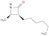 2-Azetidinone, 3-hexyl-4-methyl-, cis-