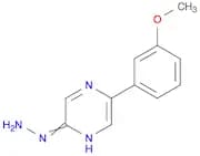 2-hydrazinyl-5-(3-methoxyphenyl)pyrazine