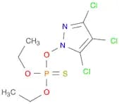 1H-Pyrazole, 3,4,5-trichloro-1-[(diethoxyphosphinothioyl)oxy]-