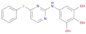 1,2,3-Benzenetriol, 5-[[4-(phenylthio)-2-pyrimidinyl]amino]-