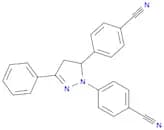 Benzonitrile, 4,4'-(4,5-dihydro-3-phenyl-1H-pyrazole-1,5-diyl)bis-