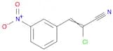 2-Propenenitrile, 2-chloro-3-(3-nitrophenyl)-