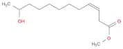3-Dodecenoic acid, 11-hydroxy-, methyl ester, (Z)-