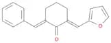 Cyclohexanone, 2-(2-furanylmethylene)-6-(phenylmethylene)-, (2E,6E)-