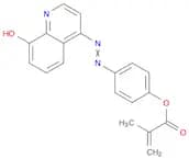 2-Propenoic acid, 2-methyl-, 4-[(8-hydroxy-4-quinolinyl)azo]phenyl ester