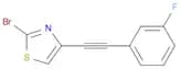 Thiazole, 2-bromo-4-[(3-fluorophenyl)ethynyl]-