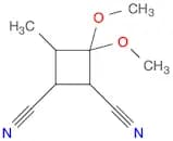 1,2-Cyclobutanedicarbonitrile, 3,3-dimethoxy-4-methyl-