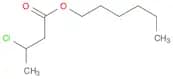 Butanoic acid, 3-chloro-, hexyl ester