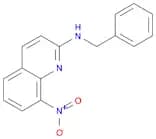 2-Quinolinamine, 8-nitro-N-(phenylmethyl)-