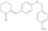 Cyclohexanone, 2-[[4-[(4-methylphenyl)methoxy]phenyl]methylene]-, (E)-