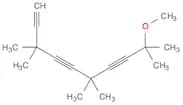 1,4,7-Decatriyne, 9-methoxy-3,3,6,6,9-pentamethyl-