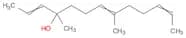 2,7,11-Tridecatrien-4-ol, 4,8-dimethyl-