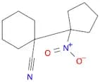 Cyclohexanecarbonitrile, 1-(1-nitrocyclopentyl)-