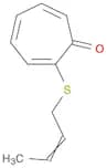 2,4,6-Cycloheptatrien-1-one, 2-(2-butenylthio)-, (E)-