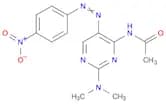 Acetamide, N-[2-(dimethylamino)-5-[(4-nitrophenyl)azo]-4-pyrimidinyl]-