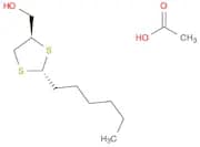 1,3-Dithiolane-4-methanol, 2-hexyl-, acetate, trans-