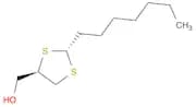 1,3-Dithiolane-4-methanol, 2-heptyl-, trans-
