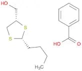 1,3-Dithiolane-4-methanol, 2-butyl-, benzoate, cis-