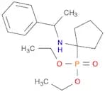 Phosphonic acid, [1-[(1-phenylethyl)amino]cyclopentyl]-, diethyl ester