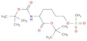 tert-Butyl 2-((tert-butoxycarbonyl)amino)-6-((methylsulfonyl)oxy)hexanoate