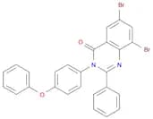 4(3H)-Quinazolinone, 6,8-dibromo-3-(4-phenoxyphenyl)-2-phenyl-