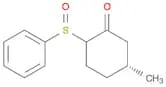 Cyclohexanone, 5-methyl-2-(phenylsulfinyl)-, (5R)-