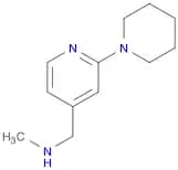 N-Methyl-1-(2-(piperidin-1-yl)pyridin-4-yl)methanamine