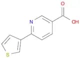 3-Pyridinecarboxylicacid, 6-(3-thienyl)-