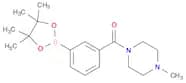 (4-Methylpiperazin-1-yl)(3-(4,4,5,5-tetramethyl-1,3,2-dioxaborolan-2-yl)phenyl)methanone