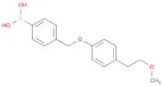 (4-((4-(2-Methoxyethyl)phenoxy)methyl)phenyl)boronic acid