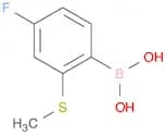 4-Fluoro-2-(methylthio)phenylboronic acid